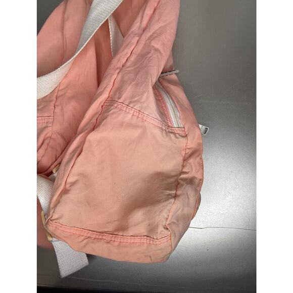 Vintage Roxy Y2K Surfing Distressed Pink Coral Lightweight Backpack Bag - Picture 7 of 10